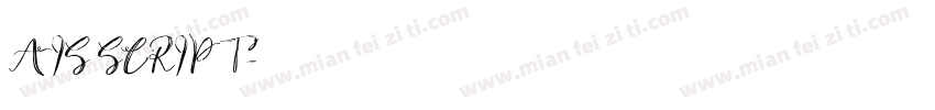 AIS SCRIPT字体转换